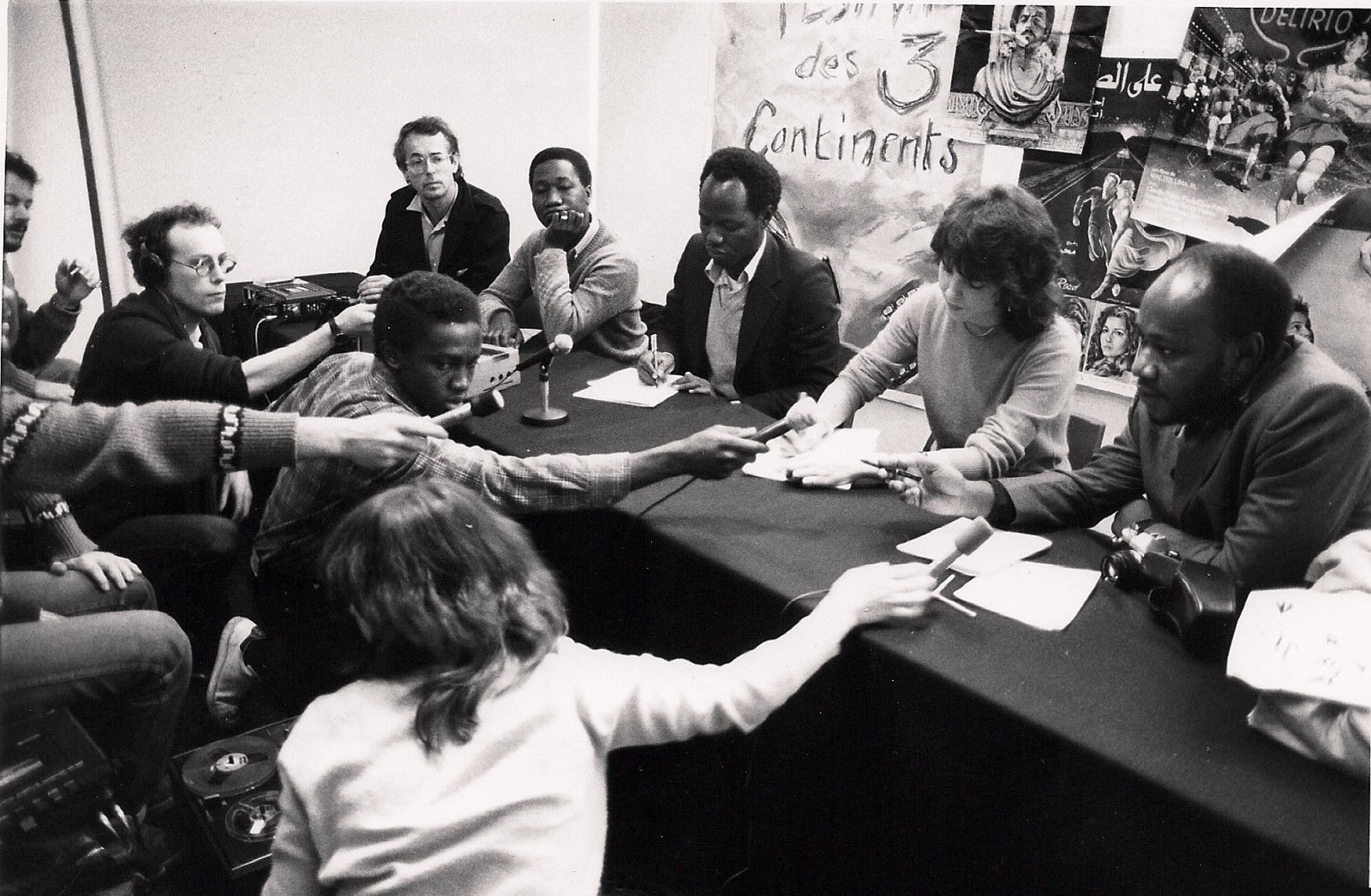 Table ronde - Gaston Kaboré à droite