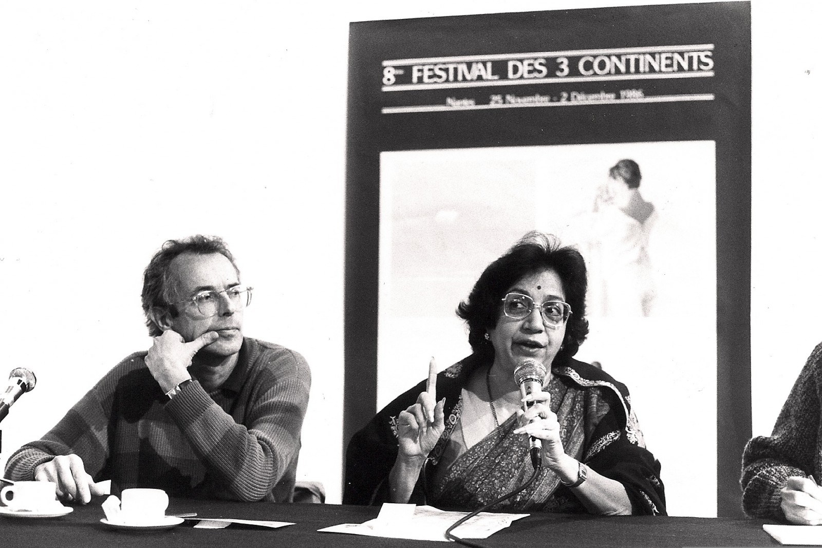 Philippe Jalladeau et Vijaya Mehta