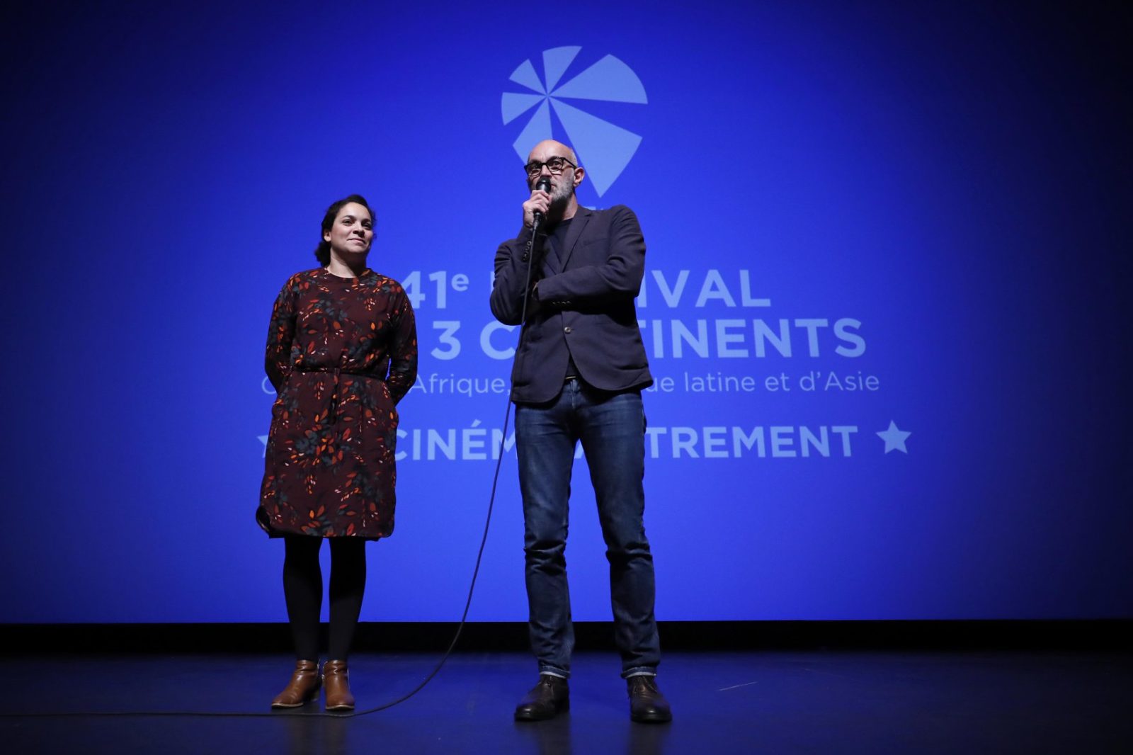 Anne-Laure Joséphine, président de l'Association des 3 Continents et Jérôme Baron, directeur du festival des 3 Continents © Stéphane Mahé