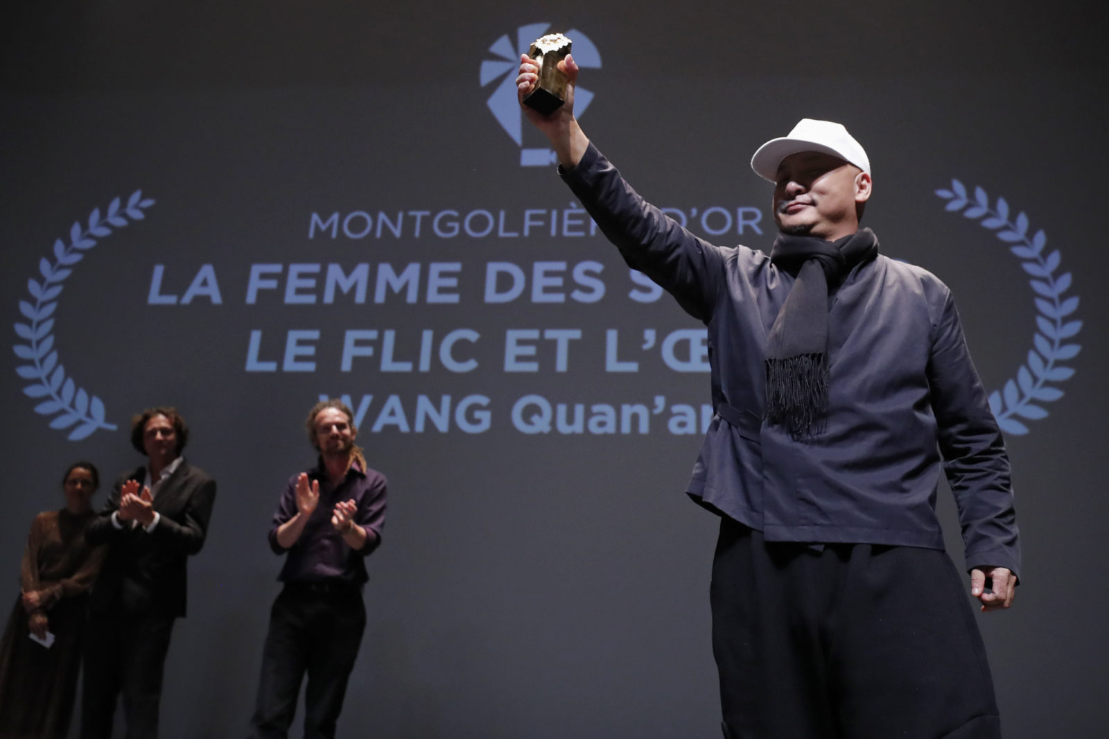 WANG Quan'an, qui a reçu la Montgolfière d'or pour La Femme des steppes, le Flic et l'oeuf ©S Mahé