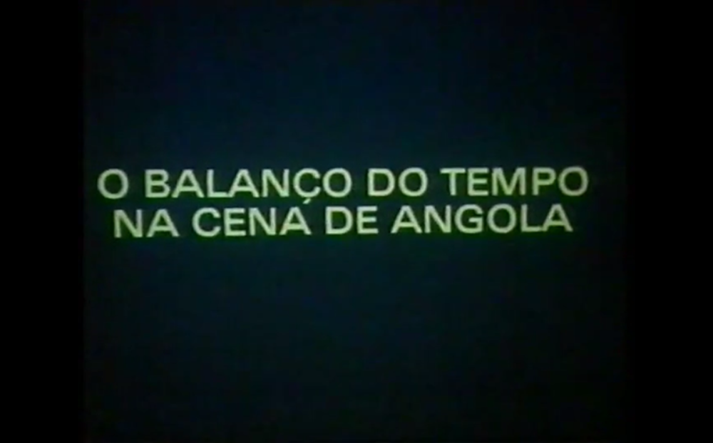 1-O Balanço do Tempo... de Ruy Duarte Carvalho