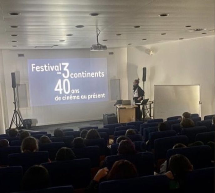 Présentation du festival à des étudiants 2022